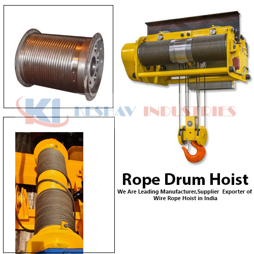 Electric Wire Rope Hoists Manufacturer Ahmedabad